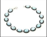 Sterling Silver Semi Mount Bracelet Setting Oval OV 7X5mm - Syzjewelry